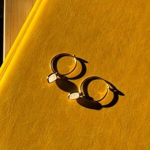 &Other Stories Stone Pendant Hoop
Earrings